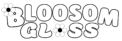 white and black bloosom logo